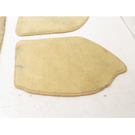 87-91 Porsche 928 S4 Carpet Set Floor Mats W/ PORSCHE SCRIPT TAN