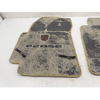 87-91 Porsche 928 S4 Carpet Set Floor Mats W/ PORSCHE SCRIPT TAN