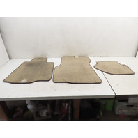 85 Porsche 928 S #1338 Carpet Set Floor Mats W/ PORSCHE SCRIPT BROWN
