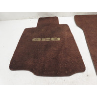 85 Porsche 928 S #1338 Carpet Set Floor Mats W/ PORSCHE SCRIPT BROWN