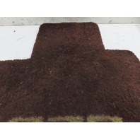 85 Porsche 928 S #1338 Carpet Set Floor Mats W/ PORSCHE SCRIPT BROWN