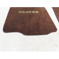 85 Porsche 928 S #1338 Carpet Set Floor Mats W/ PORSCHE SCRIPT BROWN