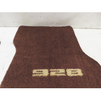 85 Porsche 928 S #1338 Carpet Set Floor Mats W/ PORSCHE SCRIPT BROWN