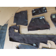 85 Porsche 928 S #1338 Carpet Main Set Floor Mat Cover Trim Brown