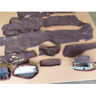 85 Porsche 928 S #1338 Carpet Main Set Floor Mat Cover Trim Brown