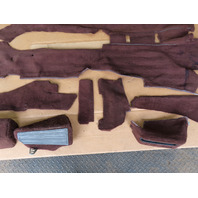 85 Porsche 928 S #1338 Carpet Main Set Floor Mat Cover Trim Brown