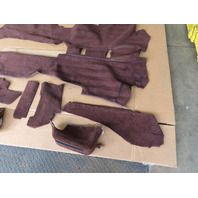 85 Porsche 928 S #1338 Carpet Main Set Floor Mat Cover Trim Brown