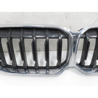 21 BMW F44 228 xi #1339 Grill, Kidney Pair w/ Chrome Surround LH & RH OEM 7476257 7476258