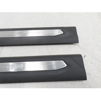 21 BMW F44 228 xi #1339 Trim Pair, Door Sill Scuff Panel Front Right & Left OEM 51497489947