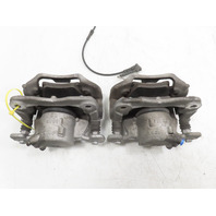 21 BMW F44 228 xi #1339 Brake Caliper Pair, Front Left & Right w/ Bracket OEM 34106888629, 34106888630