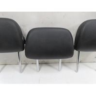 21 BMW F44 228 xi #1339 Headrest Set Rear Right, Left & Center Seat OEM Black