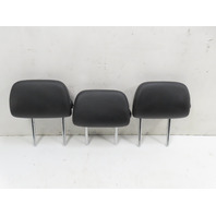 21 BMW F44 228 xi #1339 Headrest Set Rear Right, Left & Center Seat OEM Black