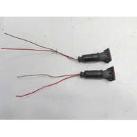 Porsche 928 S4 Light Lamp Pair w/ Wire Plug Door Panel Guard Marker 92863113100