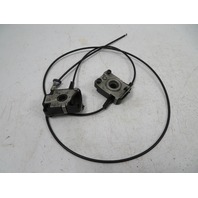 98-02 BMW Z3 M Roadster E36 Lock Latch Pair W/ Cable, Hood Release