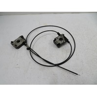 98-02 BMW Z3 M Roadster E36 Lock Latch Pair W/ Cable, Hood Release