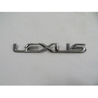 92-00 Lexus SC300 SC400 Emblem, "Lexus" Trunk Badge Sign Chrome OEM