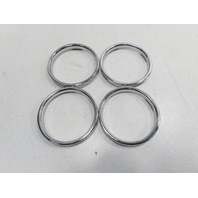 BMW Z3 E36 Trim Set, Center Console Gauge Climate Radio Chrome Ring