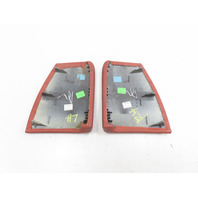 Porsche Boxster Trim Pair, Center Console Side Panel Red 996552091 996552092