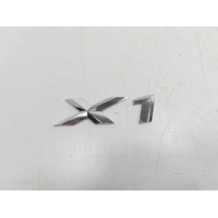 BMW X1 F48 Xdrive 28i Emblem, "X1" Badge Liftgate 51147406550