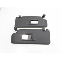 BMW X1 F48 Xdrive 28i Sunvisor Pair, w/Clips Right & Left Side Black OEM