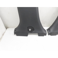 Toyota Corolla Cross Trim Pair, B-Pillar, Lower Cover, Left & Right Black 62413-0A050, 62414-0A050