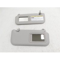 Toyota Corolla Cross Sunvisor Pair, Right & Left Side Grey 74320-0A070, 74320-0A060