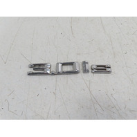BMW Z4 E85 Emblem, Trunk Genuine OEM "3.0is"