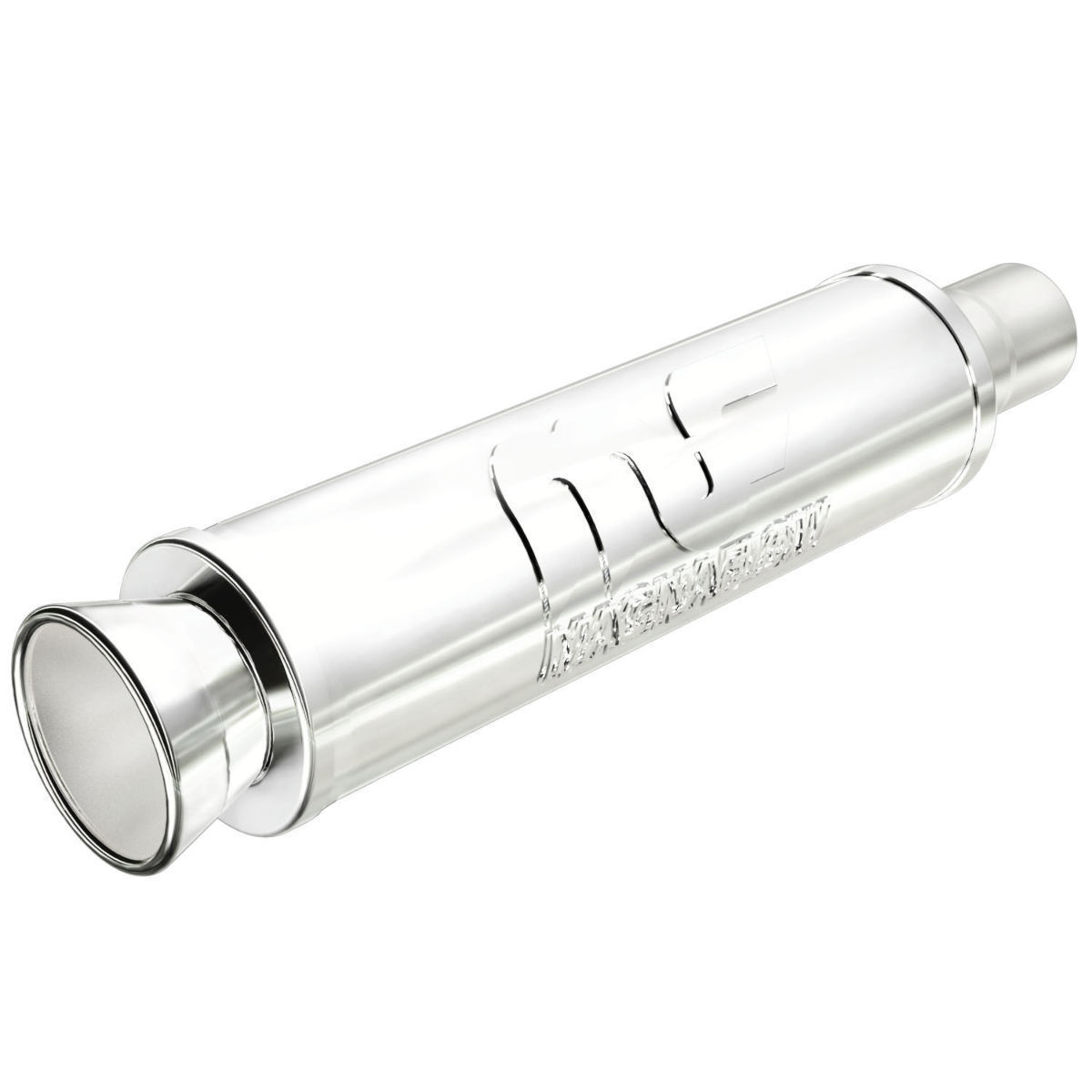 2.25/" IN 4/" OUT MagnaFlow 14807 Polished Street Muffler w// Dual Tips