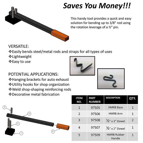 Huth Ben Pearson Manual Rod Bender - HMRB6017 | eBay