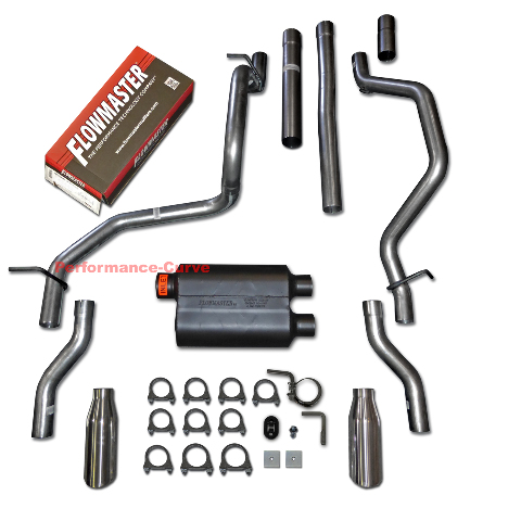 Dual Exhaust Flowmaster Super 44 Fits 07-13 Chevrolet Silverado