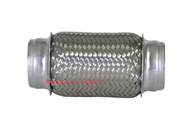 Exhaust FLEX PIPE 2/" x 4/" Heavy Duty Stainless Steel 4/" Overall Length 1132004B
