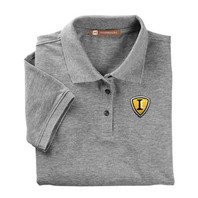 New  Ladies Easy Blend Polo - Charcoal