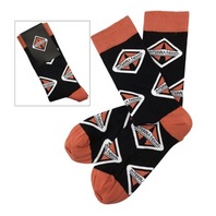 New  Woven Crew Sock