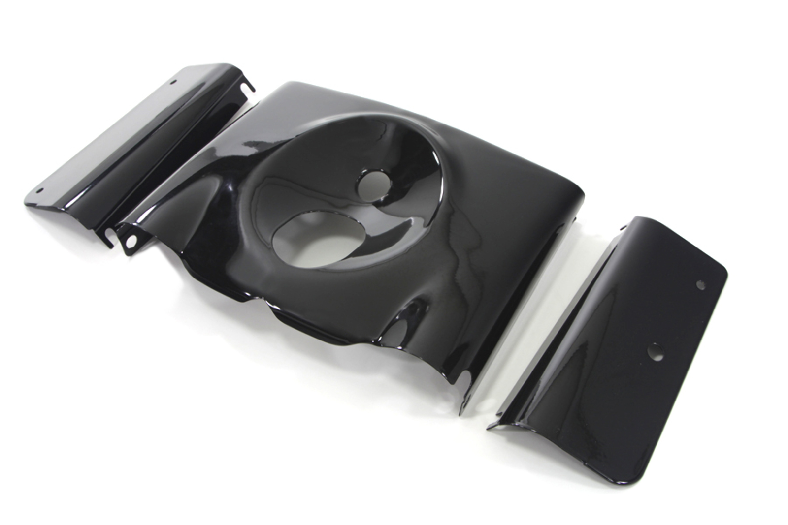 BLACK FORK COVER KIT FOR HARLEY DELUXE  HERITAGE FAT BOY 86-2017