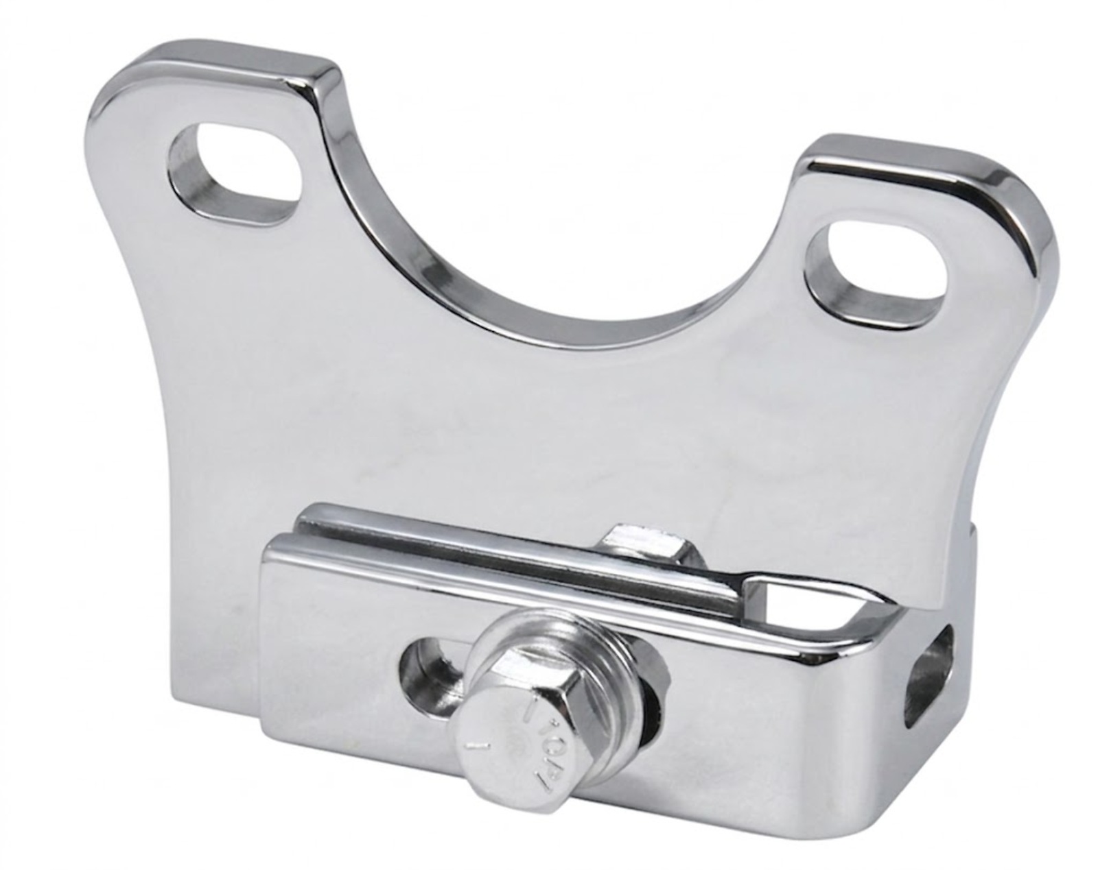 CHROME FRONT OIL TANK MOUNT KIT FOR BOBBER STYLE RIGID FRAMES