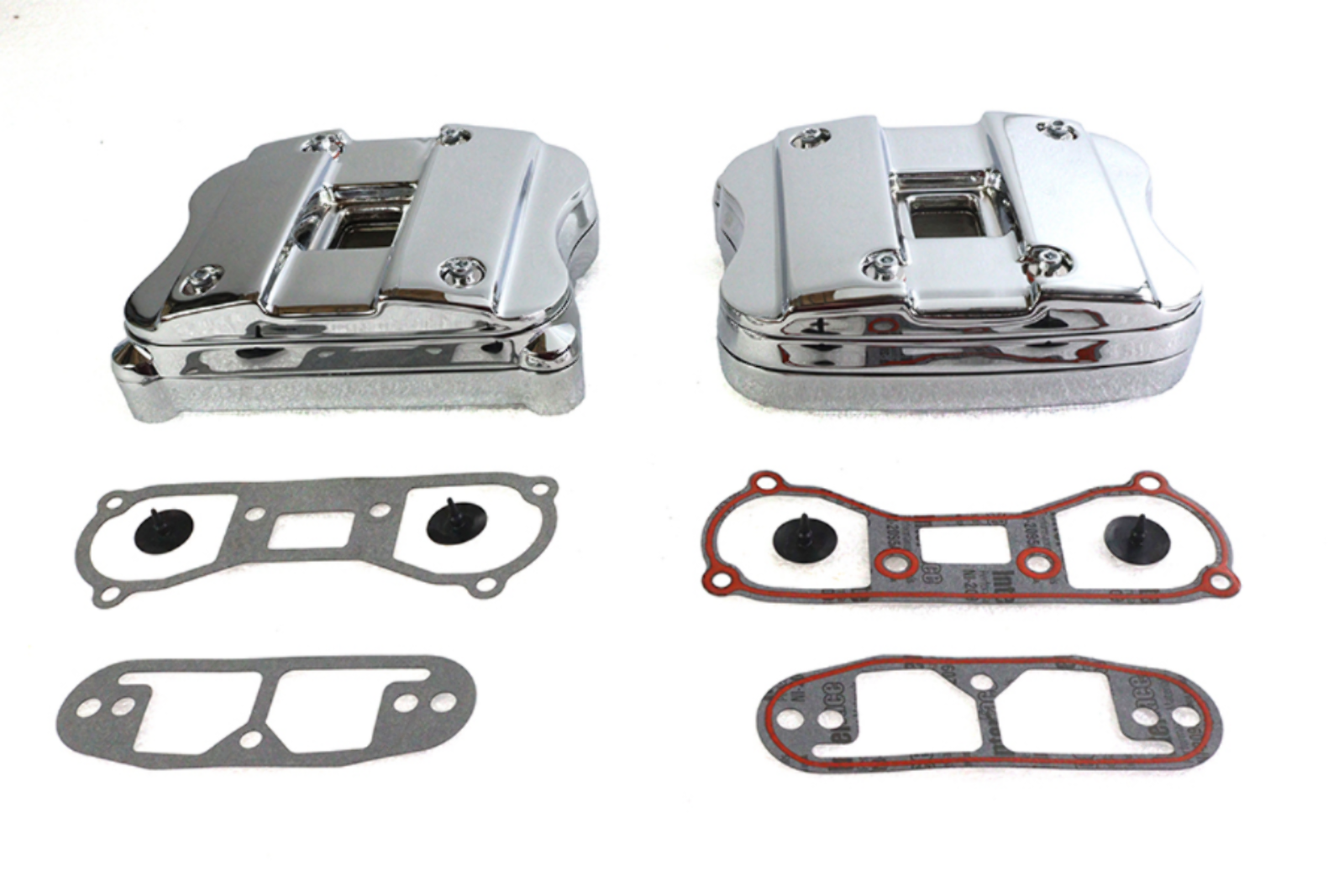 Chrome Rocker Box Covers Set For Harley Evo Big Twin 1984-1999 – KCINT 50-12005-05