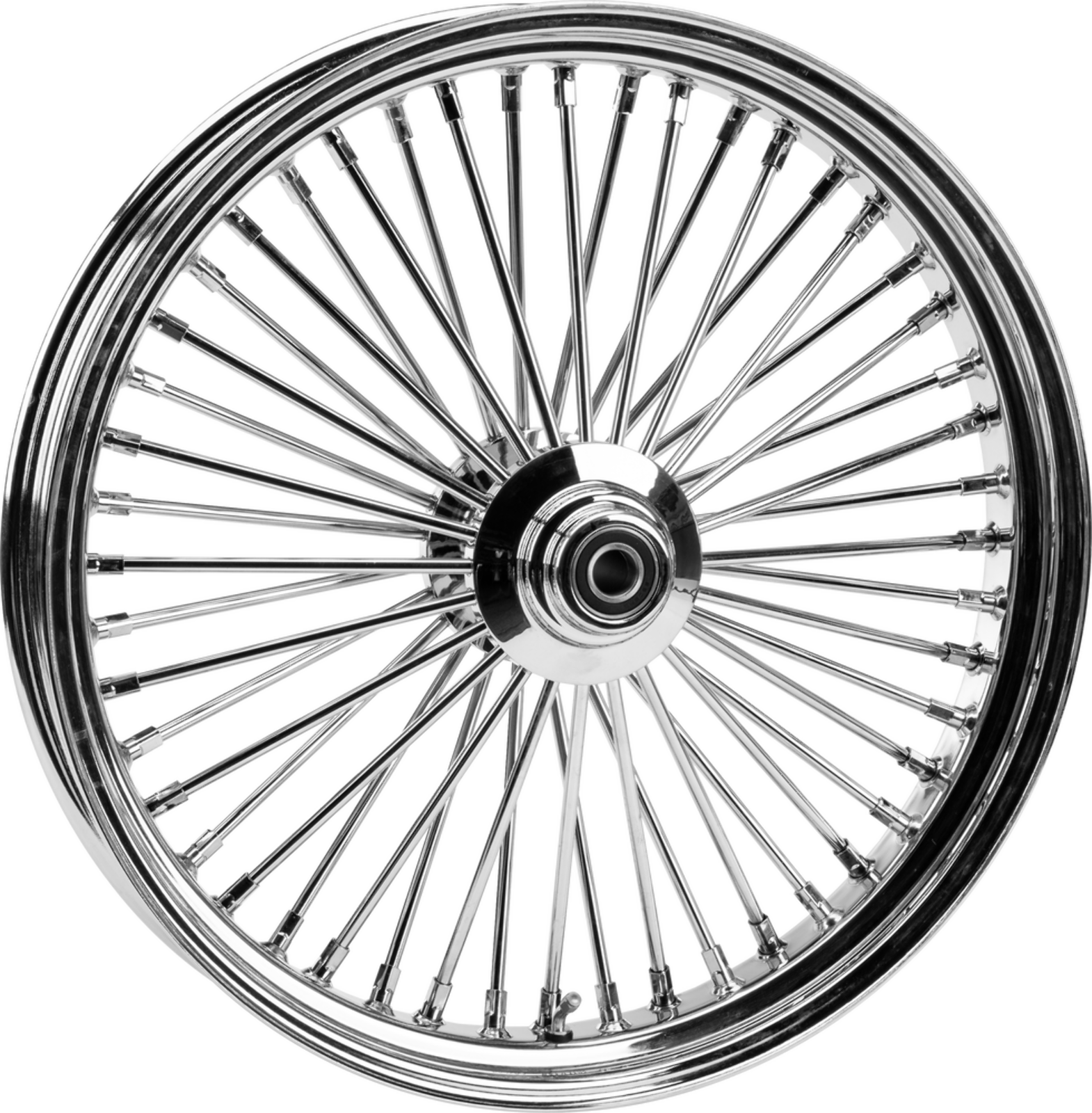 18X3.5" SINGLE DISC 48 FAT KING SPOKE FRONT WHEEL HARLEY FLST 2000-06