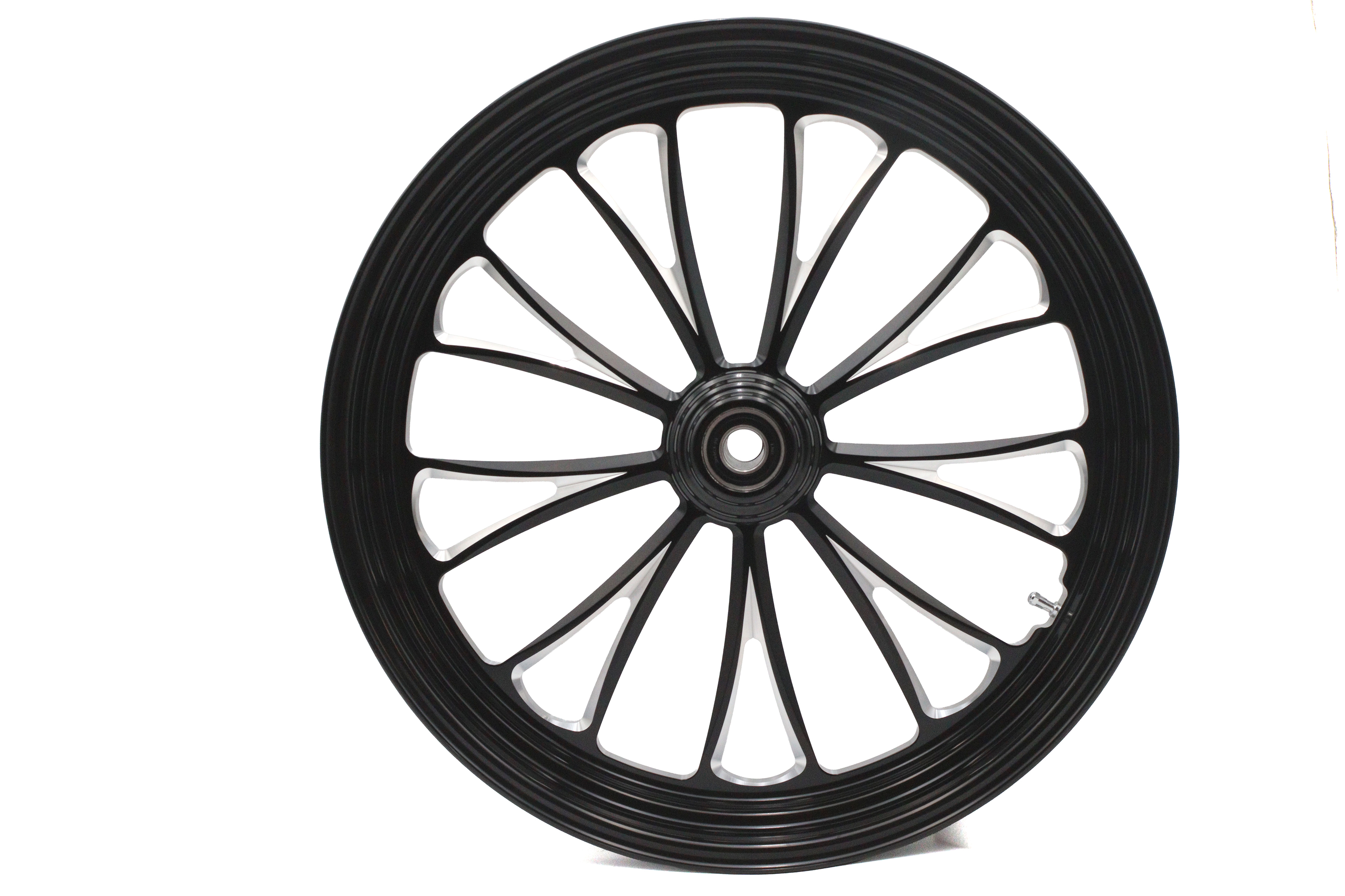 BLACK 37-666 MANHATTAN 21X3.5" CUSTOM FRONT MAG WHEEL HARLEY CUSTOM FX FL 2000-UP