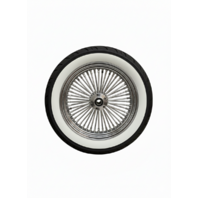 16x3.5 48 FAT SPOKE REAR WHEEL 130/90-16 SHINKO WW TIRE 2000-03 TOURING BAGGER