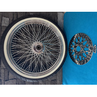 21X3.5" 80 SPOKE FRONT WHEEL 120/70-21 WWW SHINKO TIRE KIT HARLEY DELUXE 2008-UP
