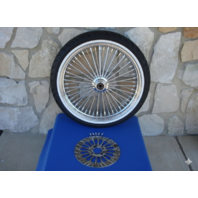 21X3.5 FAT 52 SPOKE WHEEL 120/70-21 AVON WWW TIRE HARLEY HERITAGE DELUXE 07-UP