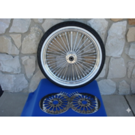 21X3.5 MAMMOTH FAT SPOKE WHEEL 120/70-21 SHINKO WW (ABS) HARLEY TOURING 2008-UP