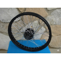 21 X 2.15 FRONT 40 SPOKE BLACK RIM HUB WHEEL HARLEY SOFTAIL DYNA WIDE GLIDE 2000