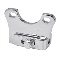 CHROME FRONT OIL TANK MOUNT KIT FOR BOBBER STYLE RIGID FRAMES