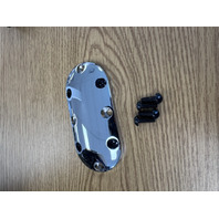 Chrome Domed inspection cover FL 1970-84 Softail, 1984-2006 FXST, 1986-2006 FLST