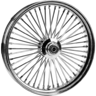 18X3.5" SINGLE DISC 48 FAT KING SPOKE FRONT WHEEL HARLEY FLST 2000-06