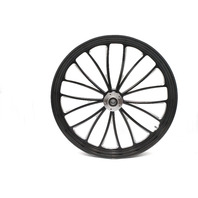 37-661 BLACK MANHATTAN ALUM 26" CUSTOM FRONT MAG WHEEL HARLEY TOURING 2000-07