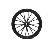 BLACK 37-666 MANHATTAN 21X3.5" CUSTOM FRONT MAG WHEEL HARLEY CUSTOM FX FL 2000-UP