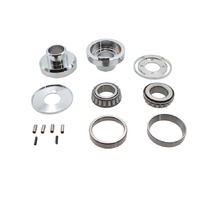 CHROME HIDDEN FORK STOPS PARTS FOR HARLEY CHOPPER BIG TWIN FRAME