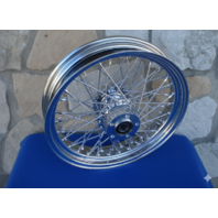 16x3.5" CHROME 60 SPOKE REAR WHEEL FOR HARLEY SOFTAIL HERITAGE DELUXE 08-UP